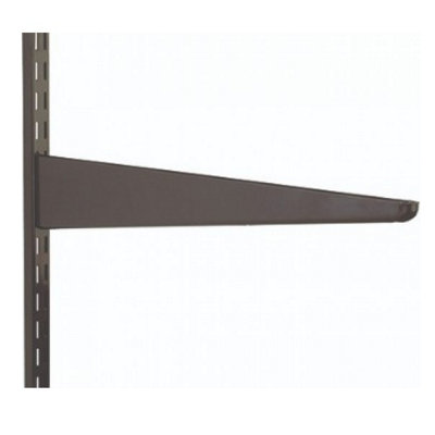 Charles Watson Twin Slot Shelving Bracket  120mm Brown Pack of 10