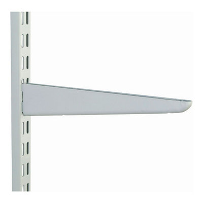 Charles Watson Twin Slot Shelving Bracket 220mm White Pack of 10