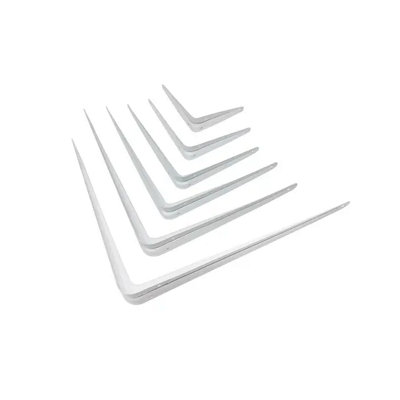 Charles Watson White Shelf Brackets 4x3" 100 x 75mm Pack of 2