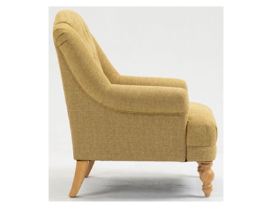 Charlotte Fabric Accent Chairs (Sand)