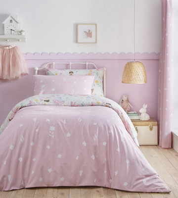 Charlotte Thomas Pink Fairyland Duvet Cover Set Reversible With Pillowcases Single