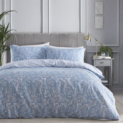 Charlotte Thomas Wedgewood Duvet Cover Set Reversible Bedding Blue