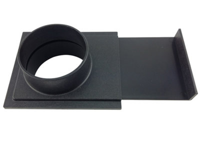 CHARNWOOD 100GQC Plastic Shut Off Gate with 100mm Quick connect 1 side