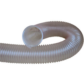 CHARNWOOD 10m length of Flexible Dust & Chip Extractor Hose 100mm Dia.