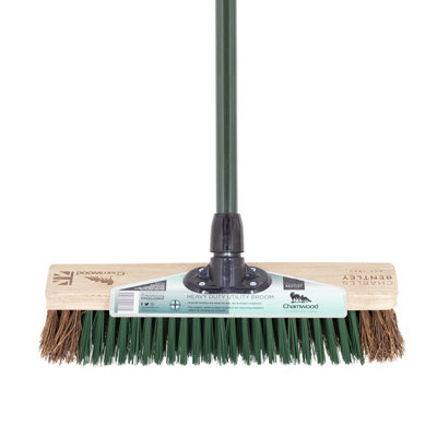 Charnwood 16" Utility Broom with Scraper Garden Maintenance FSC