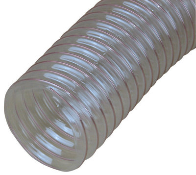 CHARNWOOD 3m length of Flexible Dust & Chip Extractor Hose 100mm Dia.