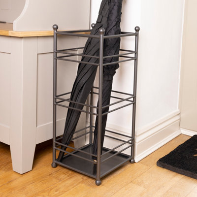 Umbrella Stand Indoor Entryway, Umbrella Holder Outdoor Metal Black