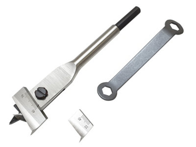 Charnwood K-302 Adjustable Spade Boring Bit, 22mm to 76mm Diameter ...