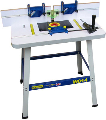 CHARNWOOD W014 FLOOR STANDING UNIVERSAL ROUTER TABLE, FOR ALL MODELS OF ROUTER