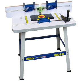 CHARNWOOD W014 FLOOR STANDING UNIVERSAL ROUTER TABLE, FOR ALL MODELS OF ROUTER