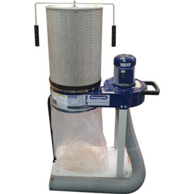 CHARNWOOD W796CF Woodworking Dust & Chip Extractor, 1 Micron Cartridge Filter