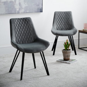 Chase Upholstered Dining Chair (Set of 2) - Light Grey