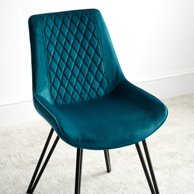 Chase Upholstered Dining Chair (Set of 2) - Teal