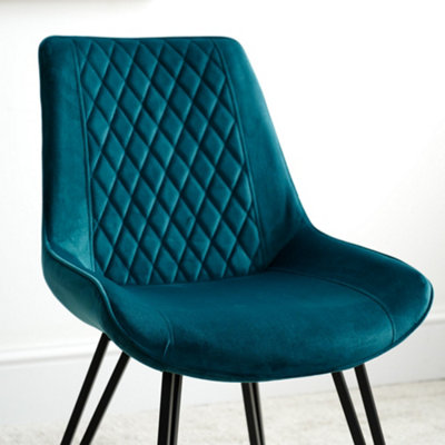 Chase Upholstered Dining Chair (Set of 2) - Teal
