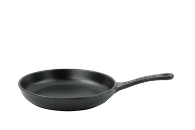 Chasseur Cast Iron Enamelled Frying Pan with Cast Handle, 20cm - Matt ...