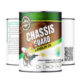 Chassis Guard 2500ml Lanolin Underseal Clear Rustproofing
