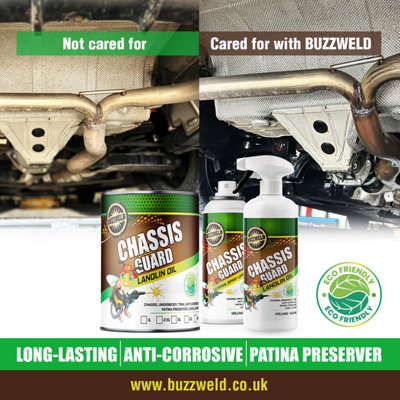 Chassis Guard 2500ml Lanolin Underseal Clear Rustproofing