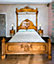 Chateau Des Animaux Natural Single Bed Set