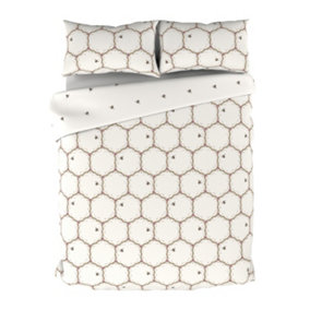 Chateau Honeycomb Cream Single Bed Set