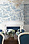 Chateau Toile Traditional Peel and Stick Wallpaper