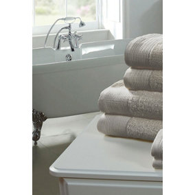 Chatsworth Egyptian Cotton 2 Piece Towel Bale - Silver
