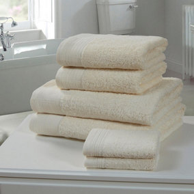 Chatsworth Egyptian Cotton 6 Piece Towel Bale - Cream