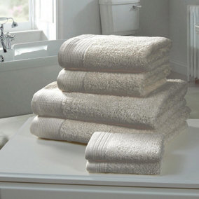 Chatsworth Egyptian Cotton 6 Piece Towel Bale - Silver