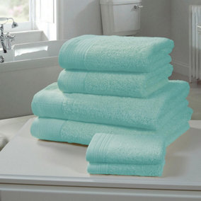 Chatsworth Egyptian Cotton 6 Piece Towel Bale - Turquoise