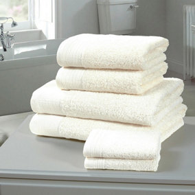 Chatsworth Egyptian Cotton 6 Piece Towel Bale - White
