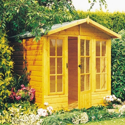 Chatsworth Shiplap Summerhouse Garden Sun Room Approx 7 x 7 Feet - 3