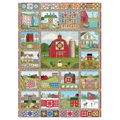 Cheatwell Cobble Hill Quilt Country 1000 Piece Puzzle