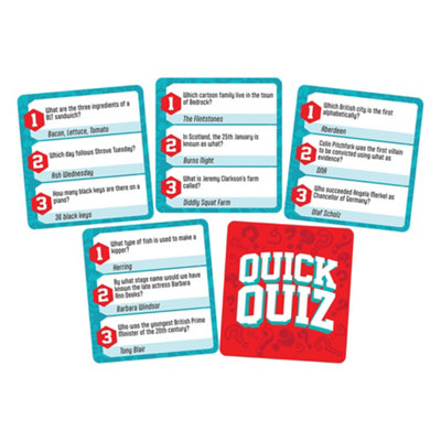Cheatwell Games Quiz Cube Quick Quiz and Top Trivia 2000's Bundle