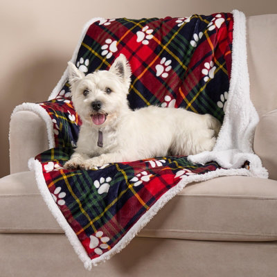 Sherpa pet throw sale