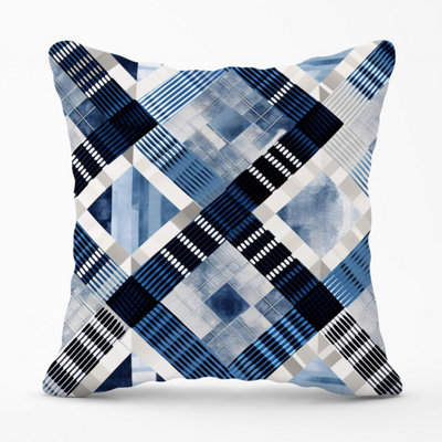 Black and white checkered outdoor pillows store