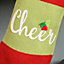 Cheer Candy Striped Xmas Gift Decoration Christmas Stocking