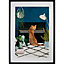 Cheetah Playing Piano - Sarah Manovski - 50 x 70cm Framed Print