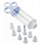 Chef Aid Icing Syringe With 8 Nozzles White (6 x 14.2 x 5.6cm)