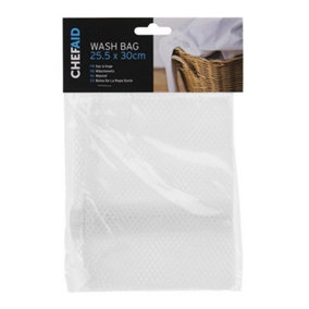 Chef Aid Laundry Bag White (25.5cm x 30.5cm)