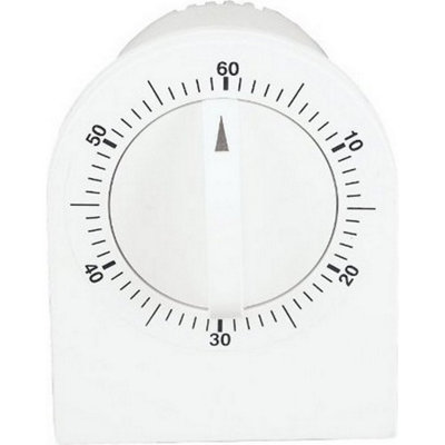 Chef Aid Mechanical Kitchen Wind Up Timer White (One Size)