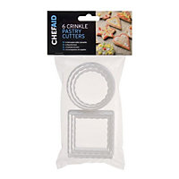 Chef Aid Pastry Cutters (Pack of 6) White (One Size)