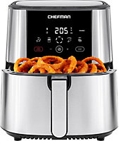 Chefman - Stainless Steel 7.5 Litre Family size Air Fryer
