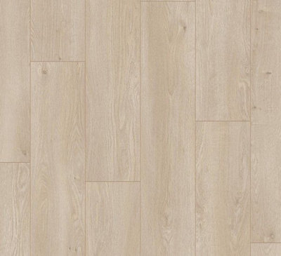 Chelsea 8mm Laminate, 1260mm x 192mm planks (Thames Oak, Pack of 10)