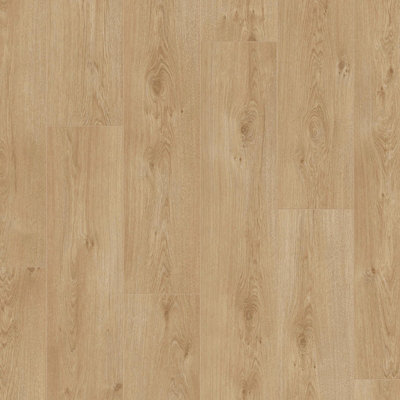 Chelsea 8mm Laminate, 1260mm x 192mm planks (Traditional Oak, Pack of 10)