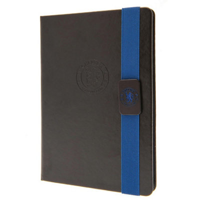 Chelsea FC Crest A5 Notebook Black/Blue (One Size)