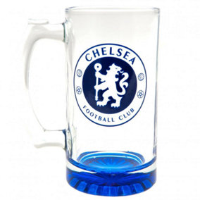 Chelsea FC Crest Gl Tankard Blue (One Size)