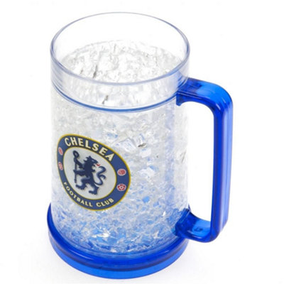 Chelsea FC Freezer Mug Clear/Blue (One Size)
