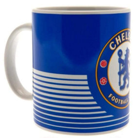 Chelsea FC Linear Mug Blue/White (One Size)