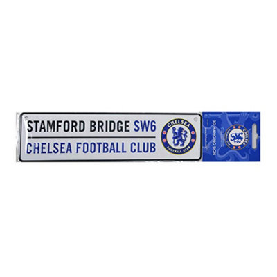 Chelsea FC Official Football 3D Embossed Metal Hanging Street Sign ...