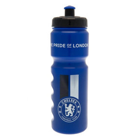 Chelsea FC Pride Of London Plastic Water Bottle Blue/White/Black (One Size)