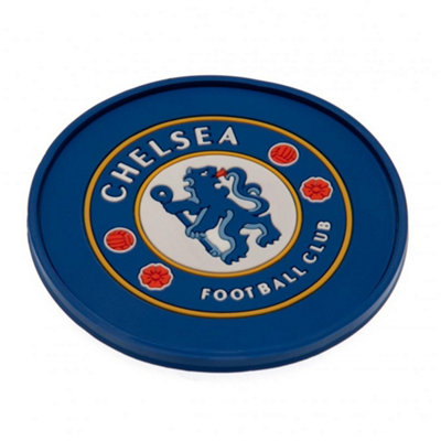 Chelsea FC Silicone Coaster Blue (One Size)